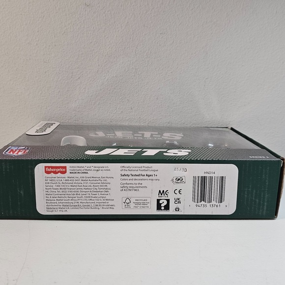 Fisher Price Little People NFL The New York Jets 4 Figure‎ Collector Set - Picture 6 of 6
